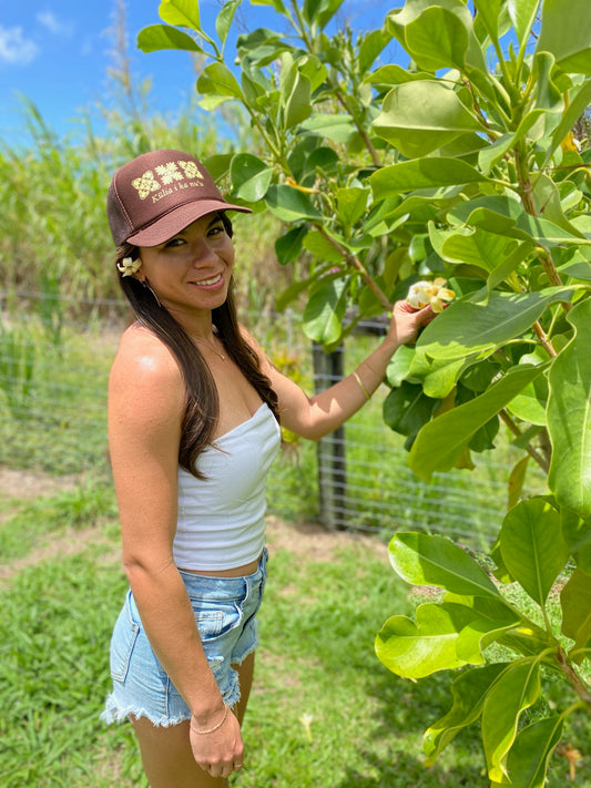 Hawaiian Quilt Trucker hat